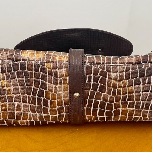 Fendi brown and gold handbag - Picture 6 of 7